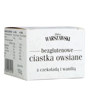 AKO WARSZAWSKI - Ciastka owsiane z czekolad i wanili bezglutenowe 150g - 2873574855