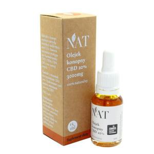 NAT Olejek - ekstrakt z konopi 20% CBD 15ml - 2873574862