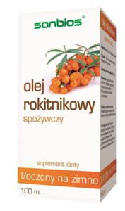 SANBIOS Olej rokitnikowy spoywczy 100ml - 2878097411