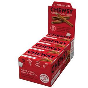 CHEWSY Gumy do ucia o smaku cynamonowym z ksylitolem (display) 15g*12szt. - 2873574864