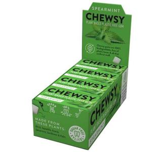 CHEWSY Gumy do ucia o smaku mitowym z ksylitolem (display) 15g*12szt. - 2877543951