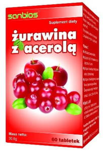 SANBIOS urawina z acerol 60 tabl. - 2873858203