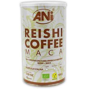 Kawa Rozpuszczalna Arabica Z Grzybem Reishi I Maca Bio 100 G - Ani - 2878459013