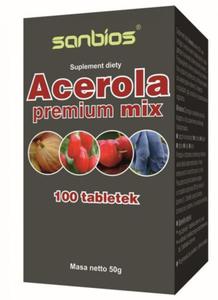 SANBIOS Acerola premium mix 100 tabl. - 2878347239