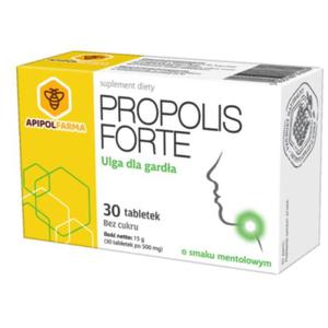 ApipolFarma Propolis Forte mentolowe 30 t. - 2869640342