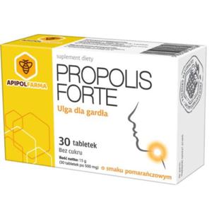 ApipolFarma Propolis Forte pomaraczowe 30 t. - 2877999322