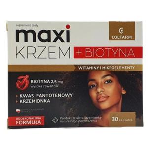 Colfarm Maxi Krzem + Biotyna 30 k zdrowe wosy - 2874995132
