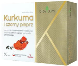 Colfarm Biovitum Kurkuma I Czarny Pieprz 60 Kaps. - 2877999329