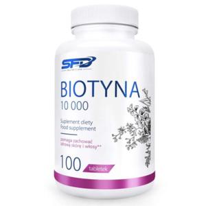 SFD Biotyna 10 000 100 tabletek zdrowa skra wosy - 2871681571