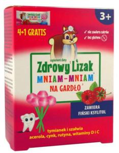 Starpharma Zdrowy Lizak Mniam Mniam Na Gardo 4+1 - 2877326040