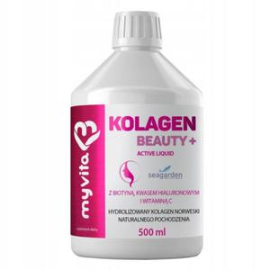 Kolagen Beauty+ Active Liquid W Pynie 500 ml MyVita - 2874872049