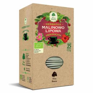 Herbatka Malinowo - Lipowa fix BIO 25*2,5g DARY NATURY - 2877999360