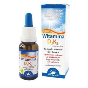 Witamina D3K2 20ml Dr. Jacob's - 2878097542