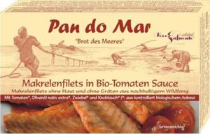 MAKRELA FILETY W BIO SOSIE POMIDOROWYM 120 g (90 g) - PAN DO MAR - 2878347324