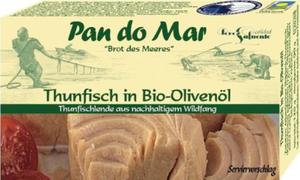 TUCZYK BONITO W BIO OLIWIE Z OLIWEK EXTRA VIRGIN 120 g (90 g) - PAN DO MAR - 2877662696