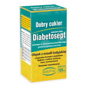 ASEPTA Diabetosept - dobry cukier 100ml - 2875863680