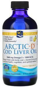 Arctic-D Cod Liver Oil 237 ml Nordic Naturals - 2878802804