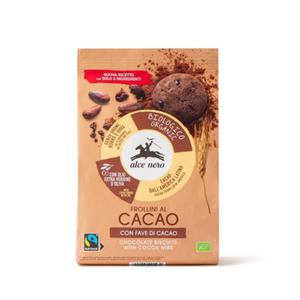 CIASTKA KAKAOWE Z ZIARNAMI KAKAO FAIR TRADE BIO 250 g - ALCE NERO - 2871769073