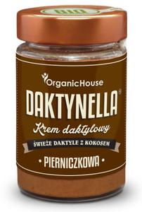 KREM KOKOSOWO - DAKTYLOWY PIERNICZKOWY BEZGLUTENOWY BIO 190 g - ORGANIC HOUSE (DAKTYNELLA) - 2876979773