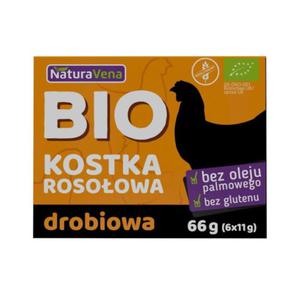 KOSTKA ROSOOWA DROBIOWA BEZGLUTENOWA BIO 66 g - NATURAVENA - 2874708485