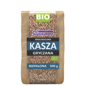 KASZA GRYCZANA NIEPALONA BIO 500 g - NATURAVENA - 2876579106