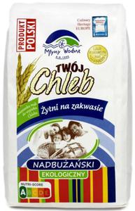 MIESZANKA "TWJ CHLEB" NADBUASKI YTNI NA ZAKWASIE BIO 1 kg - MYNY WODNE (EKO OAZA) - 2874507853