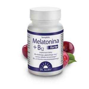 Dr. Jacob's kompleks Melatonina i B12 Forte 90 tabletek - 2874872286