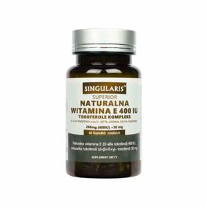 Singularis Naturalna Witamina E Tokoferole Forte 60 kapsuek - 2877431550