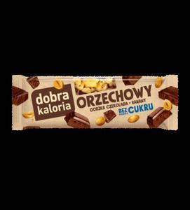 Dobra Kaloria Baton orzechowy gorzka czekolada 30g - 2878882933