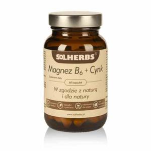 SOLHERBS Magnez B6 + Cynk 60 kapsuek - 2878802932