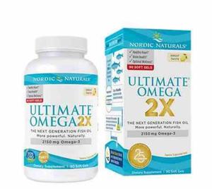 Nordic Naturals Ultimate Omega 2X 2150 mg 90 kapsuek mikkich o smaku cytrynowym - 2878802937