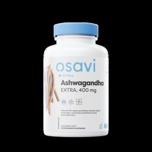 Ashwagandha EXTRA 400 mg z wit. B12 (120 kaps.) Osavi - 2874875094