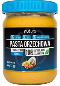 Pasta orzechowa z dodatkiem kokosa 470 g NUTURA - 2874875357