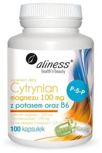 Cytrynian Magnezu z Potasem x 100 VEGE kaps. Aliness - 2874875462