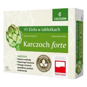 Colfarm Karczoch Forte 60 t na Problemy Z Wtrob - 2876383545