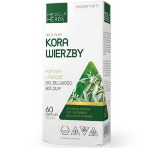 MEDICA HERBS Kora Wierzby 550mg, 60 kaps. - 2876383678