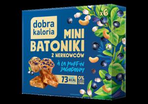 DOBRA KALORIA Mini batoniki a'la muffin jagodowy z nerkowcw (6x17g) KUBARA - 2876687836