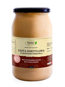 PASTA Z ORZECHW NERKOWCA I DAKTYLAMI 1KG WIEE - 2872805567