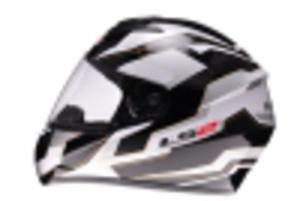 KASK LS2 FF350.1 SPIT WHITE TITANIUM - 2825551925