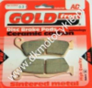 KLOCKI HAMULCOWE GOLDFREN 031AD - 2825552137