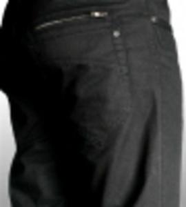 Spodnie Jeans Freestar Black Classic Kevlar Ochraniacze Sas-tec Hit !!! - 2825552282