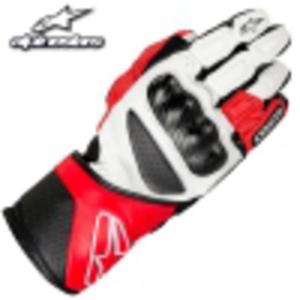 Rkawice skrzane Alpinestars SP-8 SP8 red - 2825552779