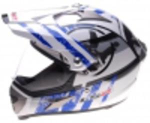 Kask Enduro Off-Road LS2 MX433 Stripe Visor Blue Z SZYB - 2825549284