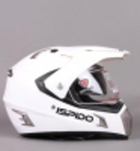 Kask Enduro z szyba + blenda ISPIDO Desert White - 2825549767