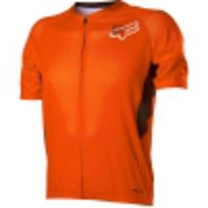 KOSZULKA ROWEROWA FOX AIRCOOL ZIP ORANGE na zamek - 2825554596