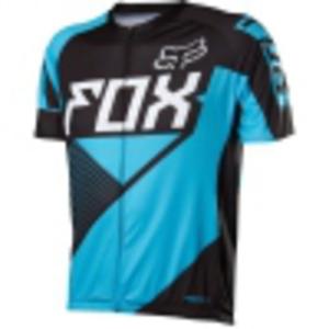 KOSZULKA ROWEROWA FOX LIVEWIRE RACE LIGHT BLUE na zamek - 2825554607