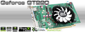 GeForce CUDA GT220 1GB DDR2 128BIT DVI + HDMI + D-Sub BOX - 2824916425