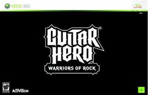 GUITAR HERO WARRIORS OF ROCK BUNDLE SOFT + GIT - 2824919741