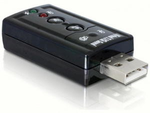 Delock USB karta muzyczna 7.1 (wirtual) USB 2.0 C1032001 - 2824914195