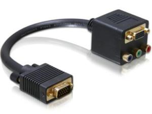 Delock adapter VGA -> VGA + 3x chinch C1032031 - 2824914221